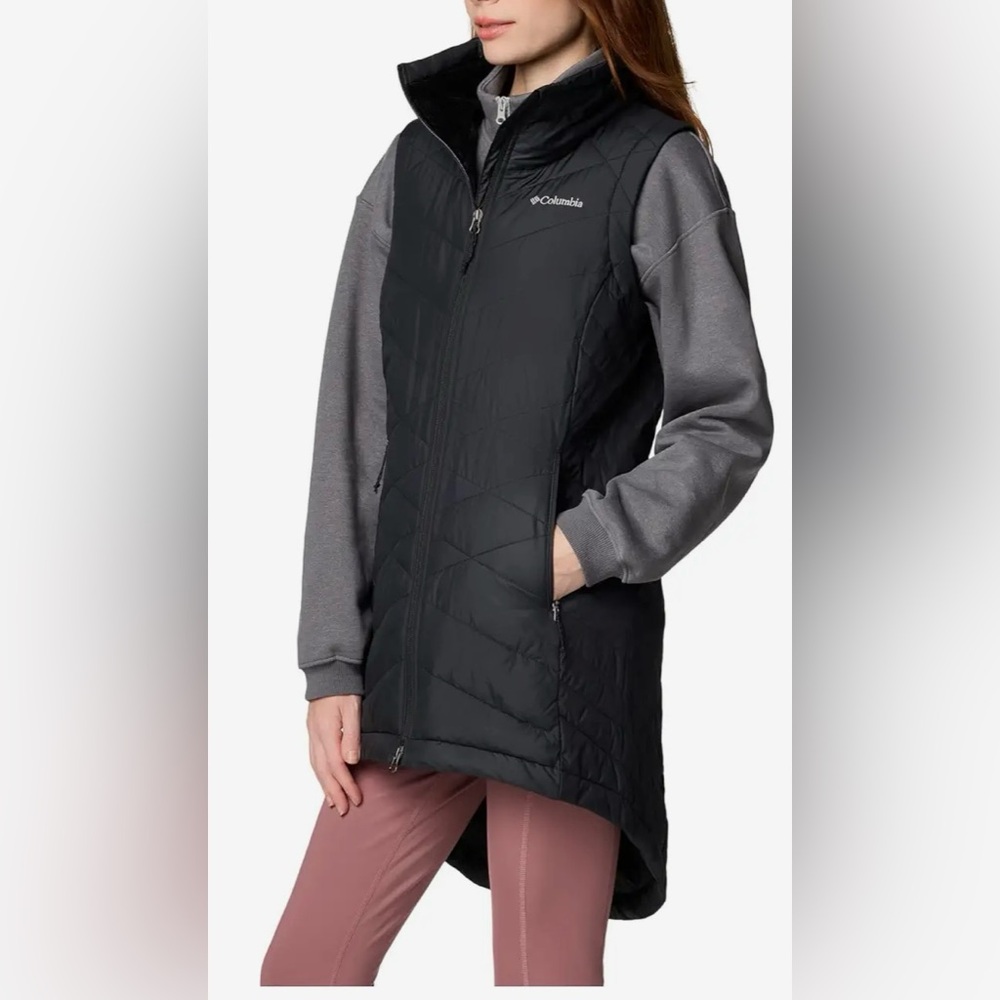 Columbia Women's Heavenly II Long Vest Jacket - Picture 5 of 6